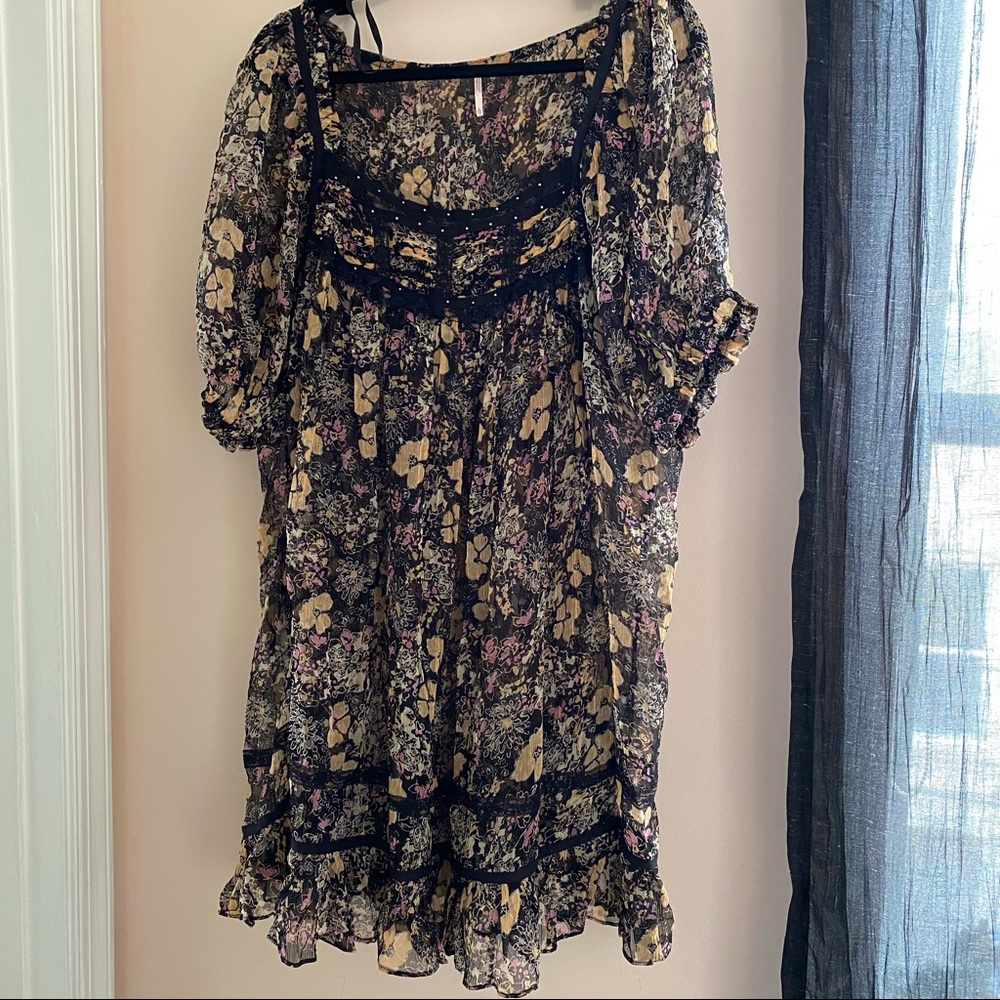Free People Floral Top